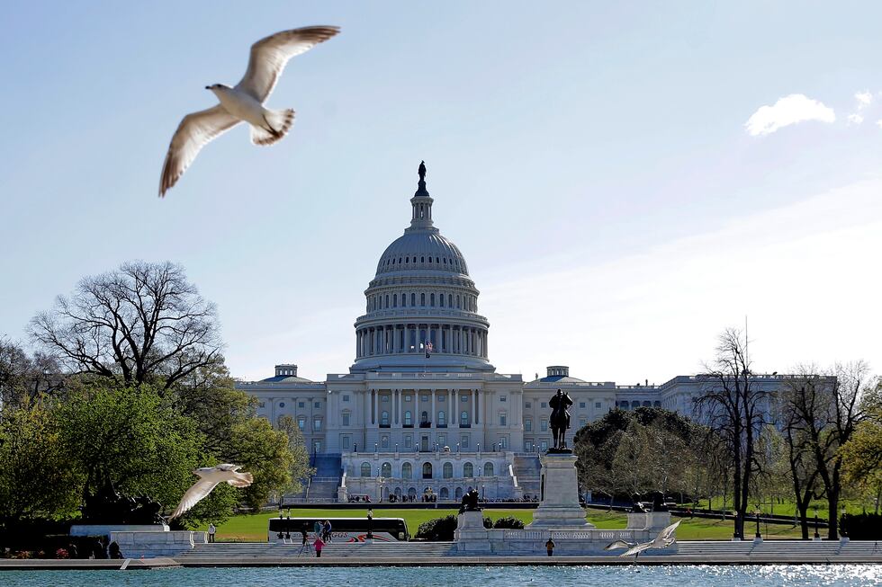 Vista del Capitolio de EEUU, el 7 de abril de 2026 en Washington. (Foto AP/Rahmat Gul)
