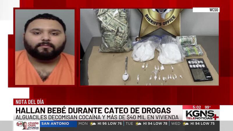 Decomisan cocaína y más de $40 mil dólares en vivienda donde vivía un bebé